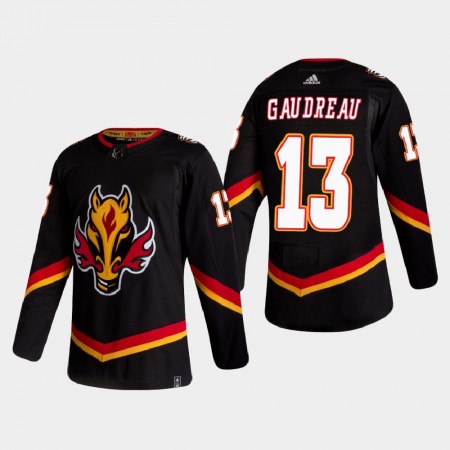 Calgary Flames Dresy Johnny Gaudreau 13 2020-21 Reverse Retro Authentic - Pánské
